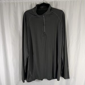 Oakley 1/4 Zip Jacket Men's XL Grey Endurance Long Sleeve Lightweight Zip Up